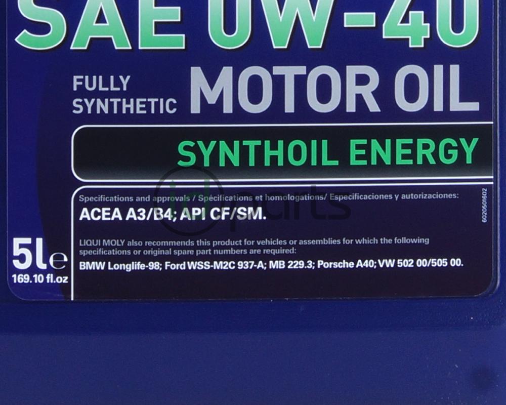 Liqui Moly Synthoil Energy 0w40 5 Liter Picture 2