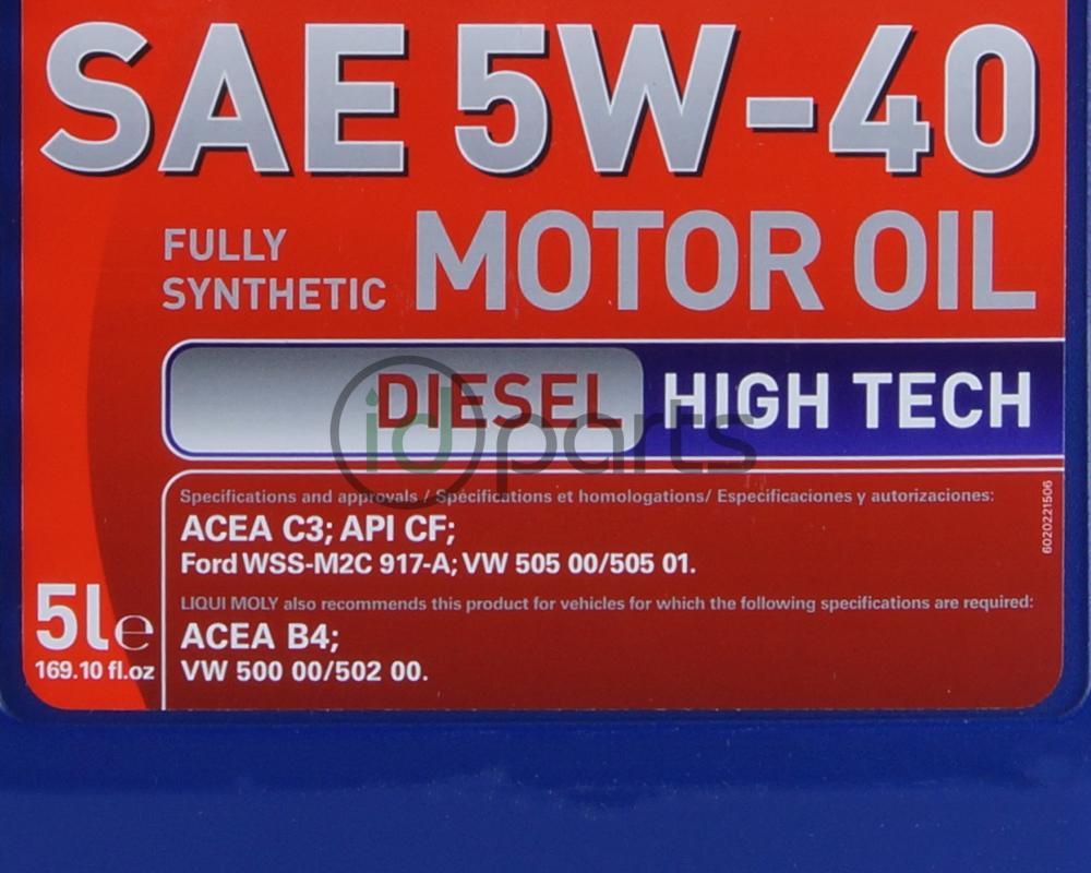Liqui Moly Diesel High Tech 5w40 1 Liter Picture 2