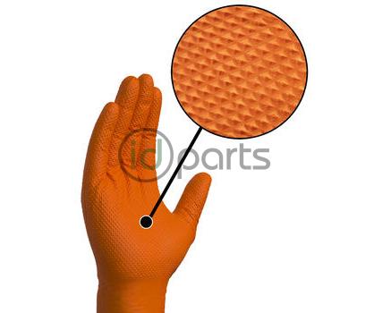 6-Pack Orange HD Nitrile Gloves Picture 3