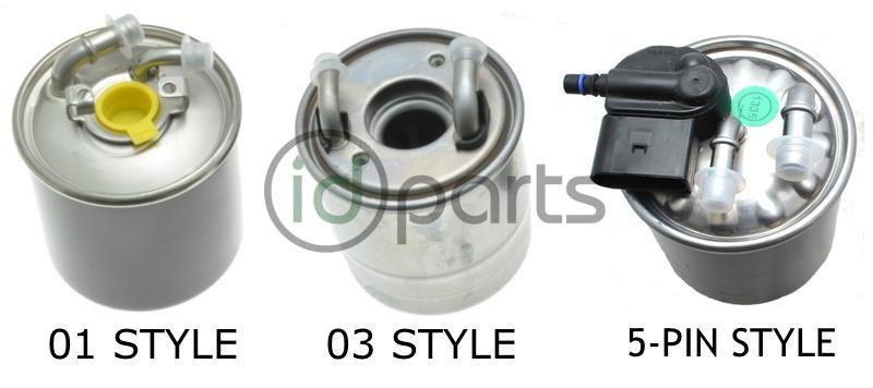 Fuel Filter w/ 5-Pin Plug [MANN] (OM642 Late)(OM651 Early) Picture 2