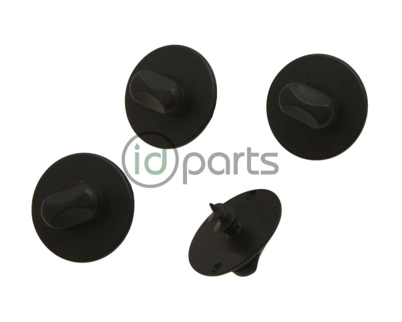 Floor Mat Oval Retaining Screws Black [set of 4] (A4) Picture 1