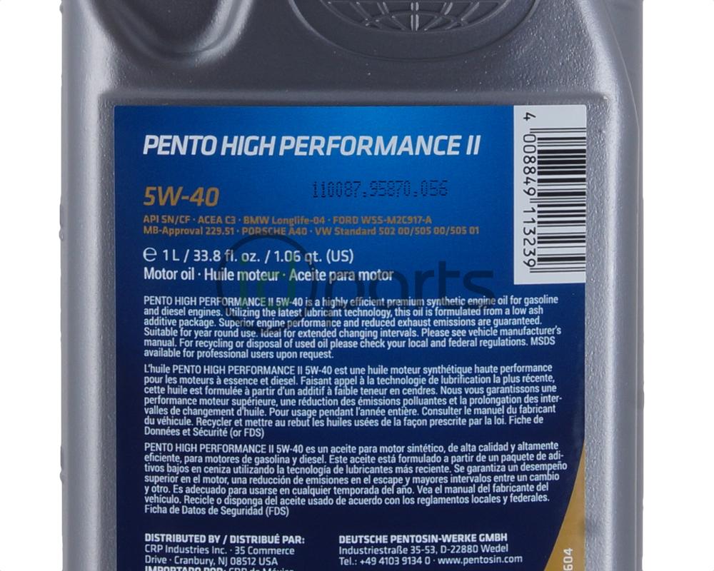 Pentosin High Performance II HP2 5w40 1 Liter Picture 2