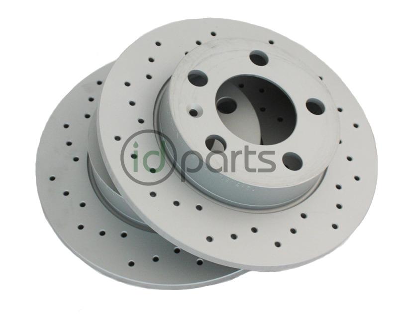 Brembo Rear Rotor [Cross Drilled] (A4)