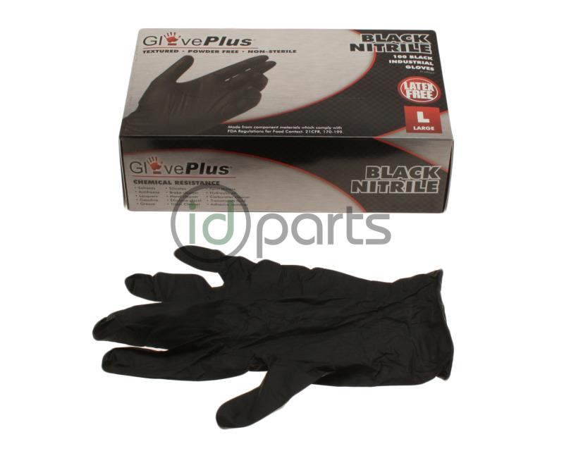 100ct Black Nitrile Gloves