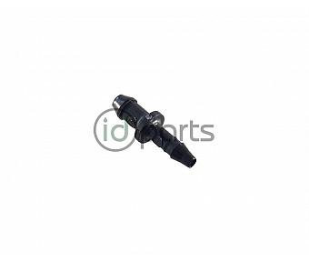 Washer Fluid Pump Barbed Connector - Straight Black (VW)