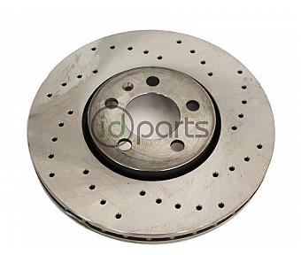 Zimmermann 288mm Cross Drilled Front Rotor (A4-VR6/1.8T)