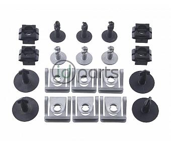 Belly Pan Screw and Clip Set (BHW)