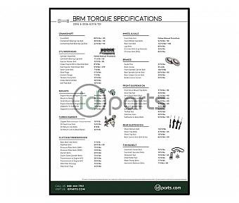 Torque Specifications Poster (A5 BRM)