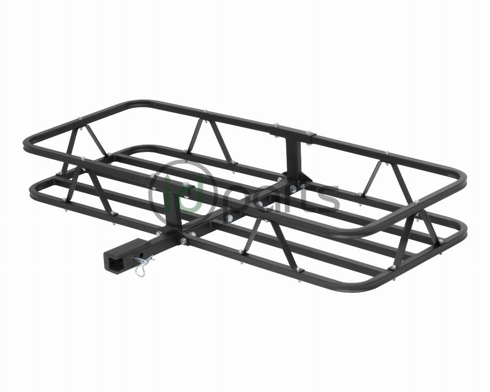 48&quot; x 20&quot; Basket-Style Cargo Carrier (Fixed 1-1/4&quot; Shank with 2&quot; Adapter) - Black Picture 1