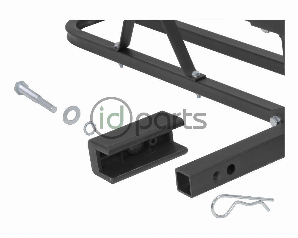 48&quot; x 20&quot; Basket-Style Cargo Carrier (Fixed 1-1/4&quot; Shank with 2&quot; Adapter) - Black Picture 2