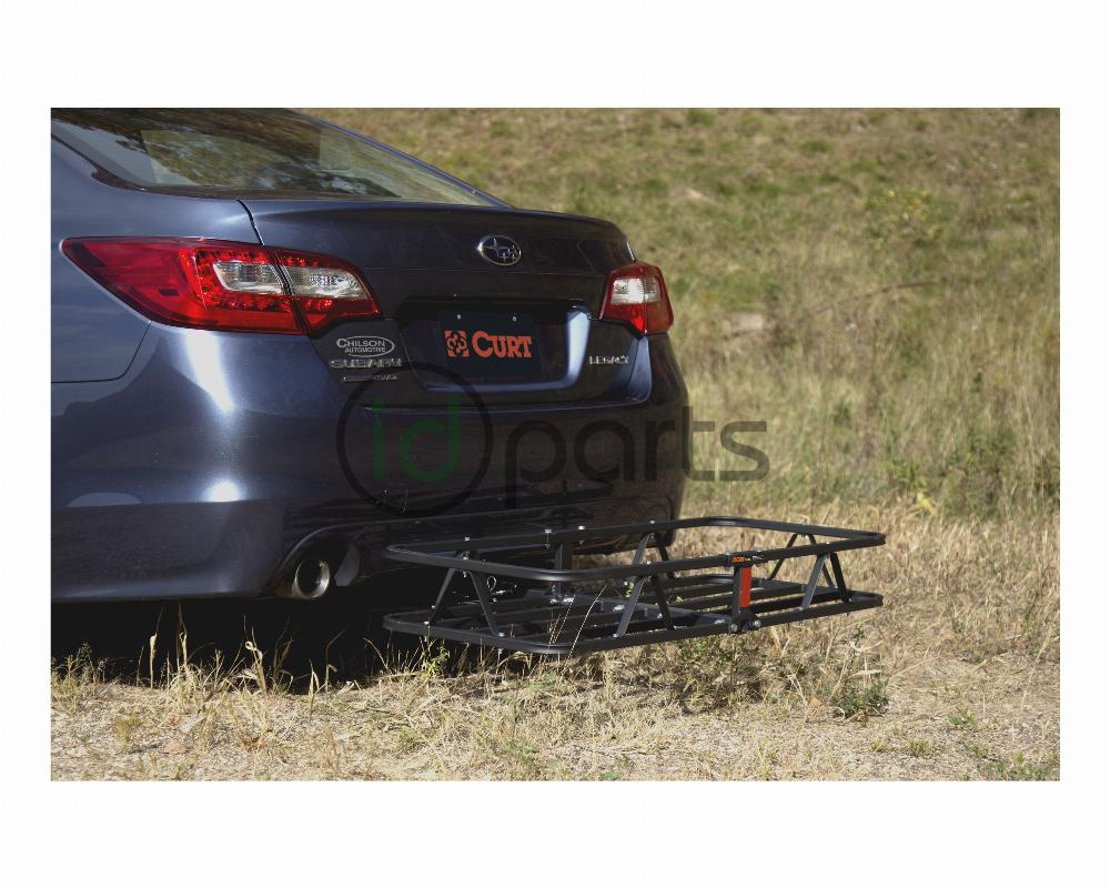 48&quot; x 20&quot; Basket-Style Cargo Carrier (Fixed 1-1/4&quot; Shank with 2&quot; Adapter) - Black Picture 4