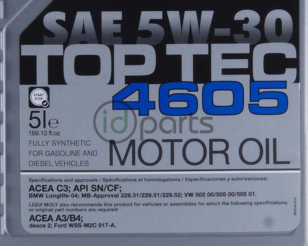  Liqui Moly 2243 5W30 Top Tec 4605 Motor Oil, 1 L : Automotive