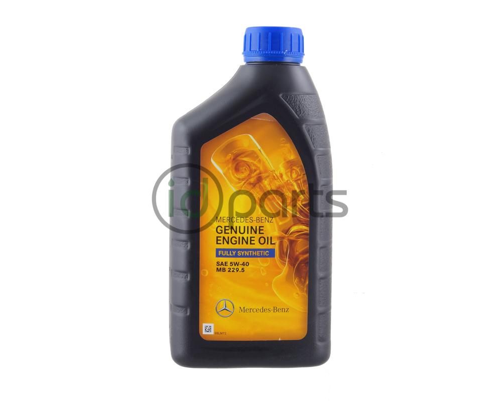 Mercedes Benz Genuine Fully Synthetic 229.5 5w40 Engine Oil Picture 1