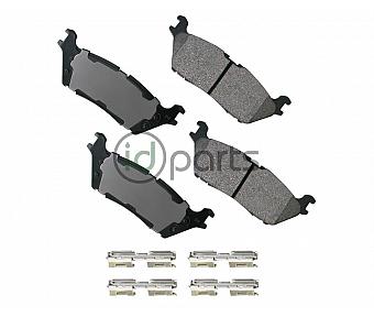 Akebono ProACT Ultra Premium Ceramic Disc Brake Pad Kit - Rear (F150 Diesel)