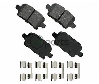 Akebono ProACT Ultra Premium Ceramic Disc Brake Pad Kit - Rear (Cruze Gen 2)(Equinox/Terrain)