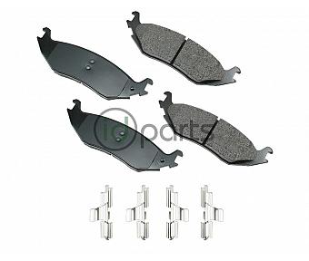 Akebono ProACT Ultra Premium Ceramic Disc Brake Pad Kit - Rear (Ram Ecodiesel)