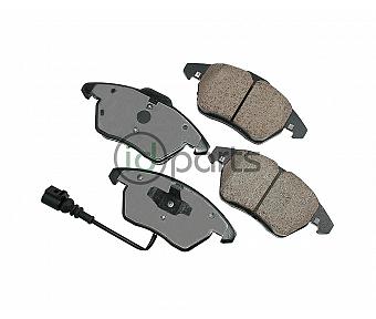 Akebono EURO Ultra Premium Ceramic Disc Brake Pad Kit - Front (A5)(Mk6)(8P)