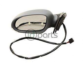 Driver Side Mirror and Housing w/ Puddle Lamp (MKV Jetta)