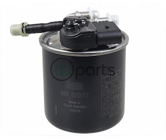 Fuel Filter w/ Water Drain Hose [Hengst] (OM651)