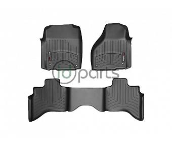 WeatherTech FloorLiners - Front & Rear Set (Ram Ecodiesel Quad)