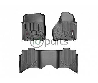 WeatherTech FloorLiners - Front & Rear Set (Ram Ecodiesel Crew)